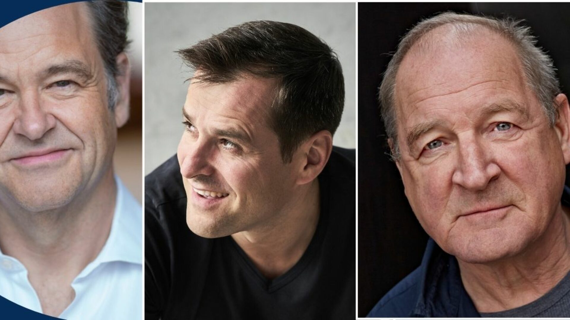 Julius Drake, Holger Falk, Burghart Klaußner | © Marco Borggreve, NN,Thomas Rabsch
