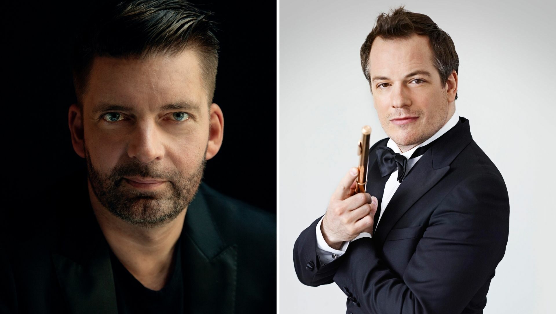 Matthias Pintscher, Emmanuel Pahud | © N.N., Josef Fischnaller Matthias Pintscher, Emmanuel Pahud | © N.N., Josef Fischnaller