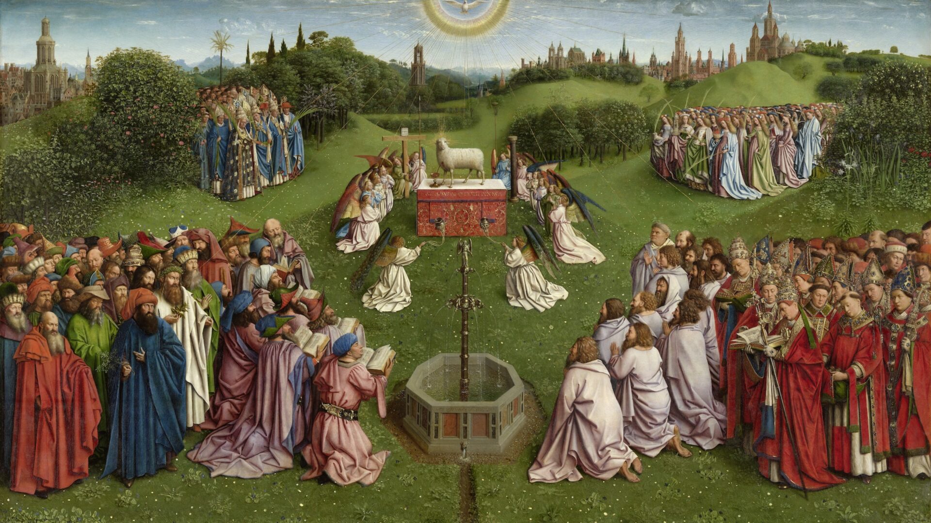 Jan van Eyck, Ghent Altar at St. Bavo Cathedral  | © Hugo Maertens, Dominique Provost