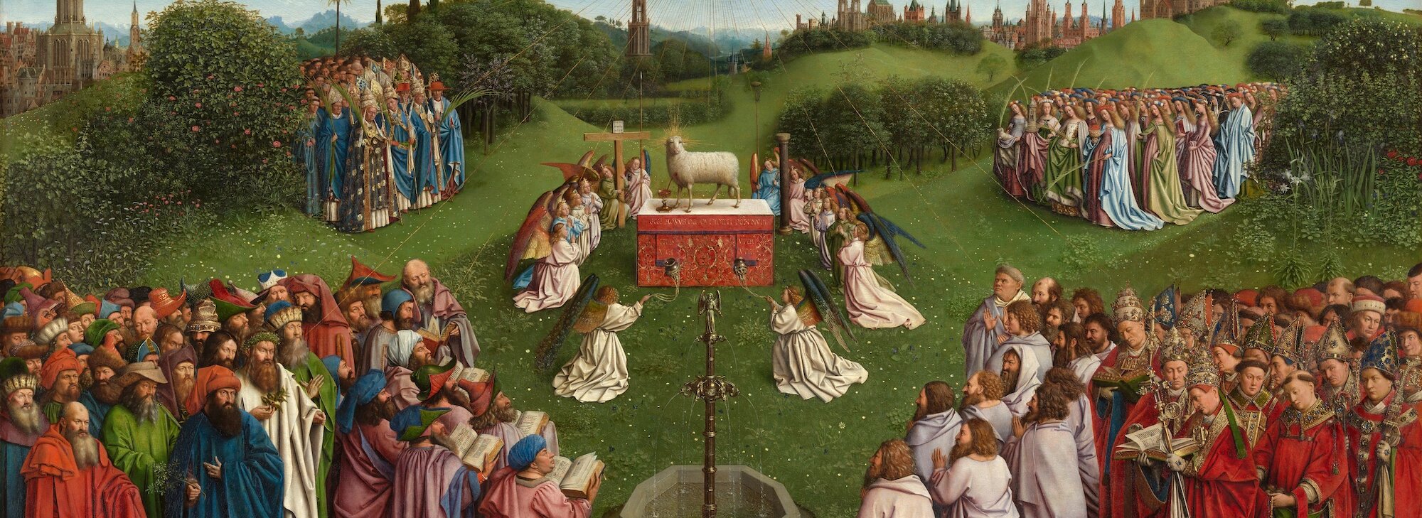 Jan van Eyck, Ghent Altar at St. Bavo Cathedral | © Hugo Maertens, Dominique Provost Jan van Eyck, Ghent Altar at St. Bavo Cathedral | © Hugo Maertens, Dominique Provost