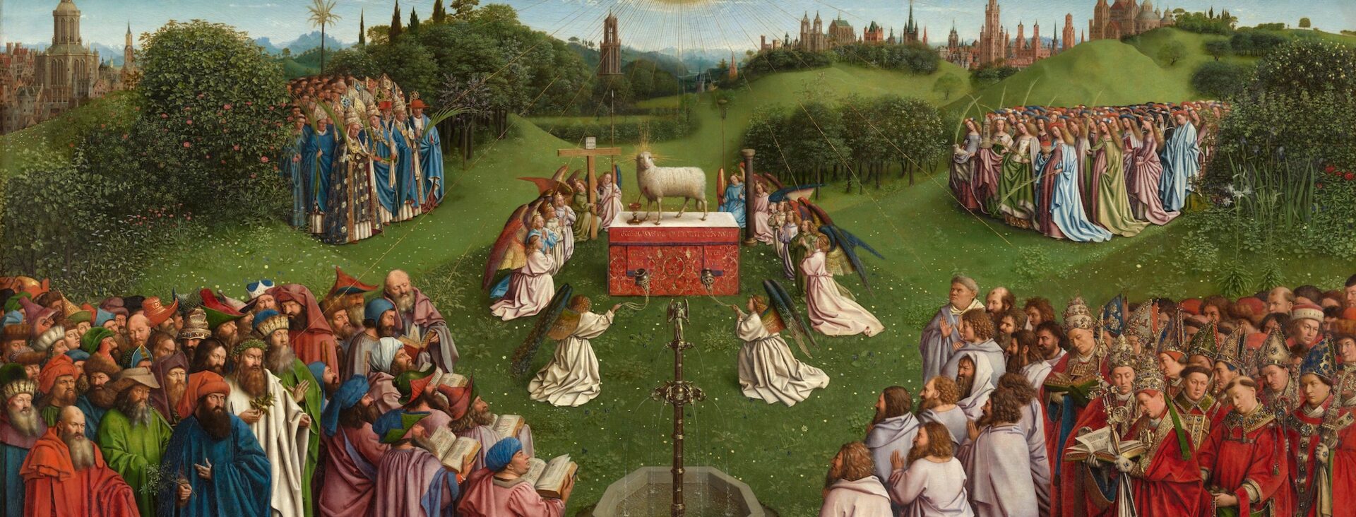 Jan van Eyck, Ghent Altar at St. Bavo Cathedral | © Hugo Maertens, Dominique Provost Jan van Eyck, Ghent Altar at St. Bavo Cathedral | © Hugo Maertens, Dominique Provost