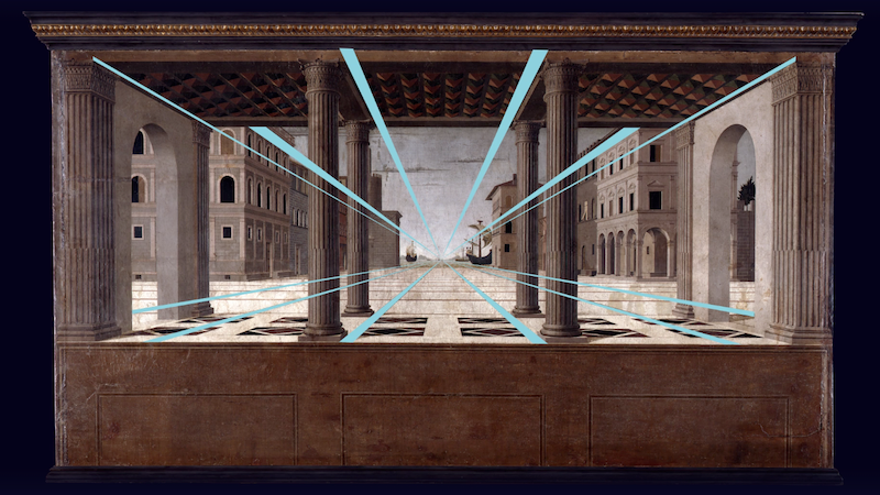 Francesco di Giorgio Martini Architectural Perspective (Ideal City) c. 1492, oil on poplar Gemäldegalerie, Berlin (Kaiser-Friedrich-Museumsverein) | © Staatliche Museen zu Berlin, Gemäldegalerie (photo: Jörg P. Anders) Francesco di Giorgio Martini Architectural Perspective (Ideal City) c. 1492, oil on poplar Gemäldegalerie, Berlin (Kaiser-Friedrich-Museumsverein) | © Staatliche Museen zu Berlin, Gemäldegalerie (photo: Jörg P. Anders)