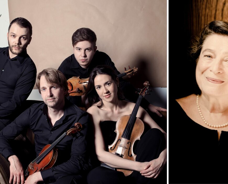 Streichquartett der Staatskapelle BErlin; Elisabeth Leonskaja