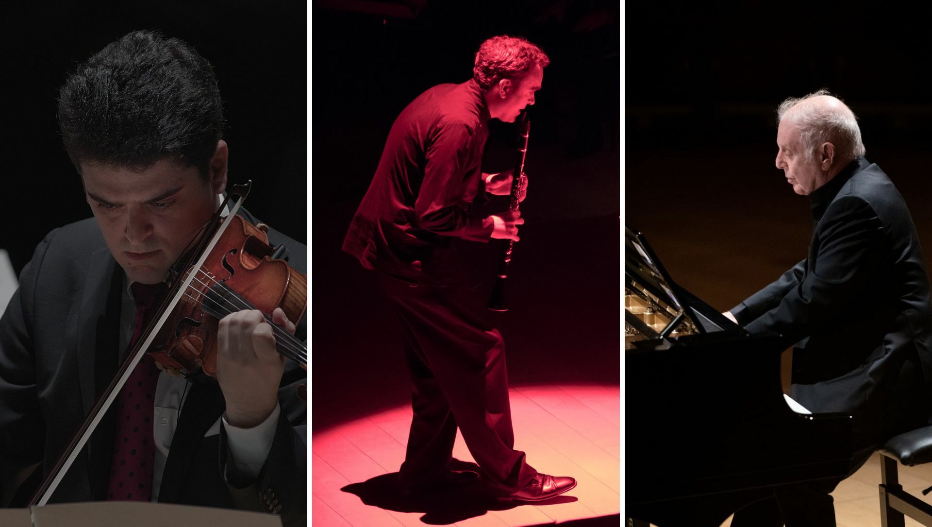 Michael Barenboim, Jörg Widmann, Daniel Barenboim | © N.N., Peter Adamik, N.N. Michael Barenboim, Jörg Widmann, Daniel Barenboim | © N.N., Peter Adamik, N.N.
