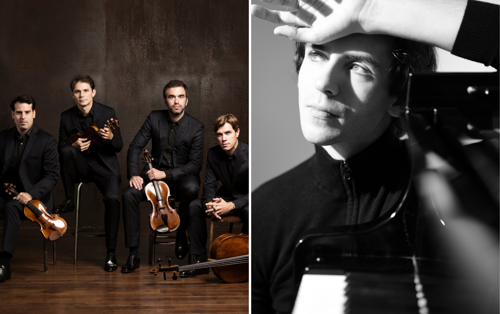 Alexandre Kantorow / Quartet Modigliani photo Sasha Gusov / Jérome Bonnet | © Sasha Gusov / Jérome Bonnet 